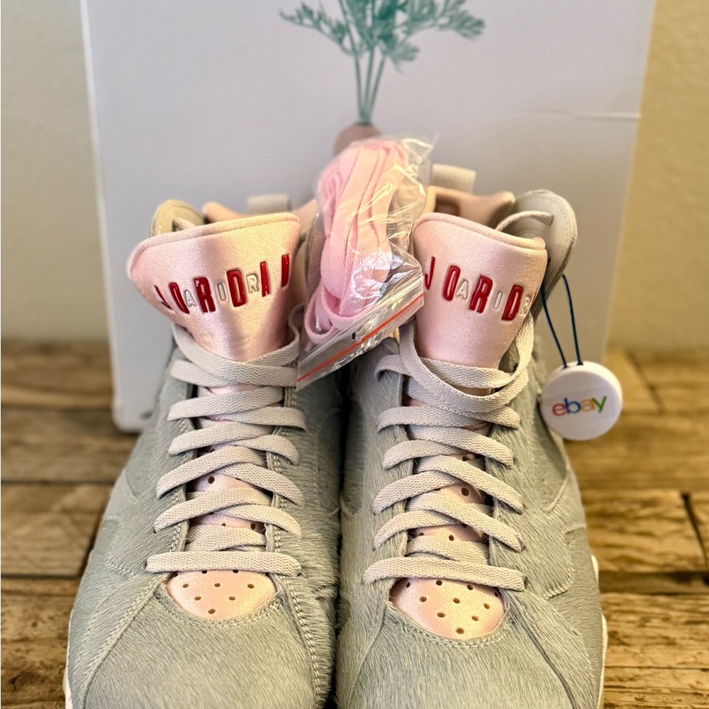 Nike Air Jordan Retro 7 'Neutral Grey' Hare Men Size 11.5 - Picture 3 of 7